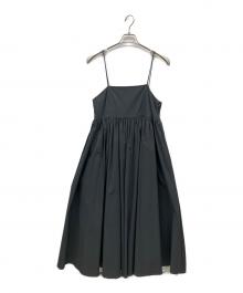 room306（ルームサンマルロクコンテンポラリー）の古着「Gather Flare Camisole One-piece」｜グレー