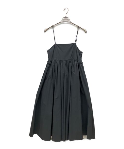 room306（ルームサンマルロクコンテンポラリー）room306 (ルームサンマルロクコンテンポラリー) Gather Flare Camisole One-piece グレー サイズ:Mの古着・服飾アイテム