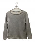 LOOPWHEELER×BEAMS PLUSループウィラー×ビームスプラス）の古着「別注ボートネックスウェット」｜グレー