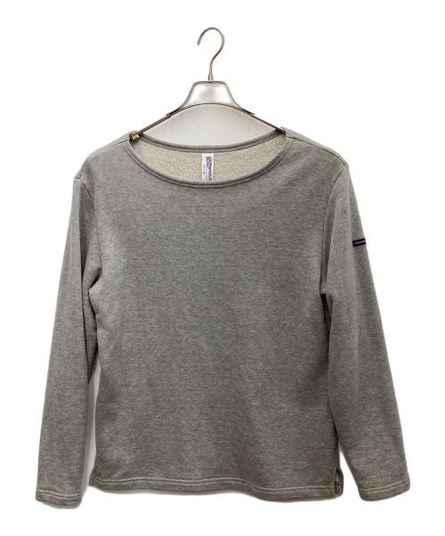 LOOPWHEELER（ループウィラー）LOOPWHEELER (ループウィラー) BEAMS PLUS (ビームスプラス) 別注ボートネックスウェット グレー サイズ:Lの古着・服飾アイテム