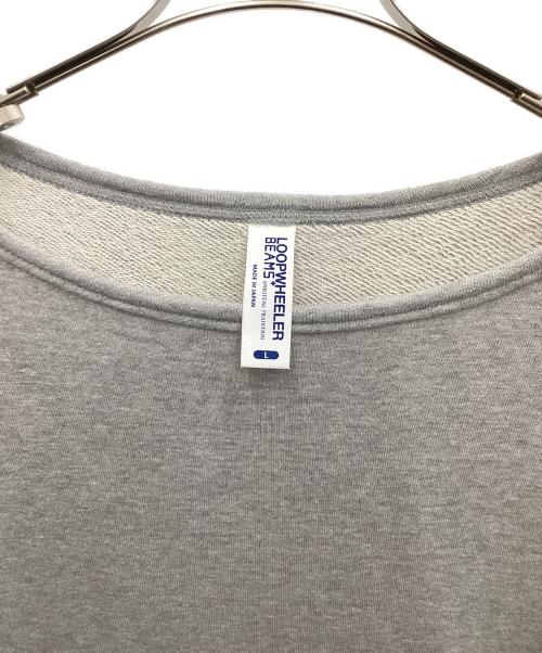 LOOPWHEELER（ループウィラー）LOOPWHEELER (ループウィラー) BEAMS PLUS (ビームスプラス) 別注ボートネックスウェット グレー サイズ:Lの古着・服飾アイテム