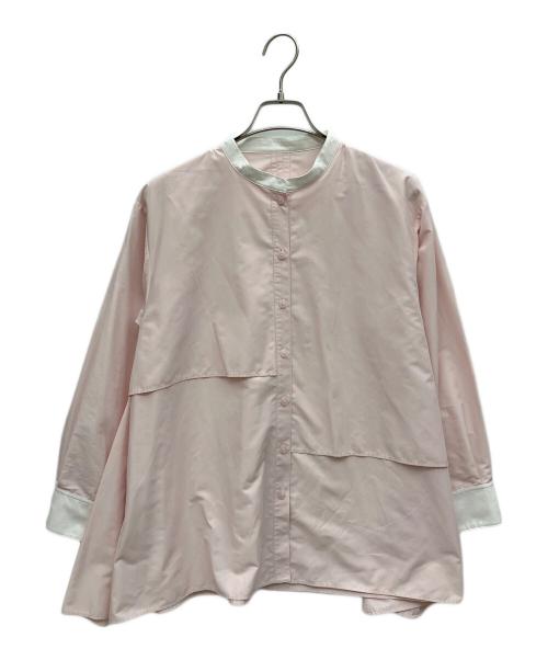 anplegant（アンプレガント）anplegant (アンプレガント) クレリックシャツ ピンク サイズ:Mの古着・服飾アイテム