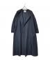 Spick and Span（スピックアンドスパン）の古着「C/Cu ノーカラートレンチコート」｜ネイビー