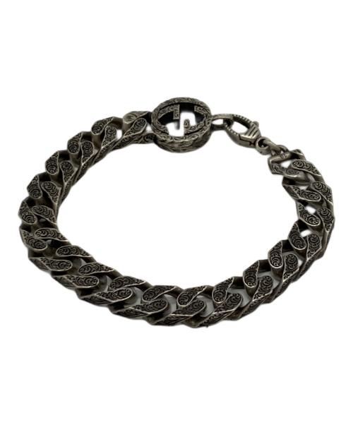 GUCCI（グッチ）GUCCI (グッチ) インターロッキングG シルバーチェーンブレスレット シルバーの古着・服飾アイテム