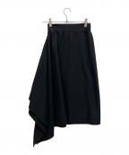 HYKEハイク）の古着「ASYMMETRIC SKIRT」｜ブラック