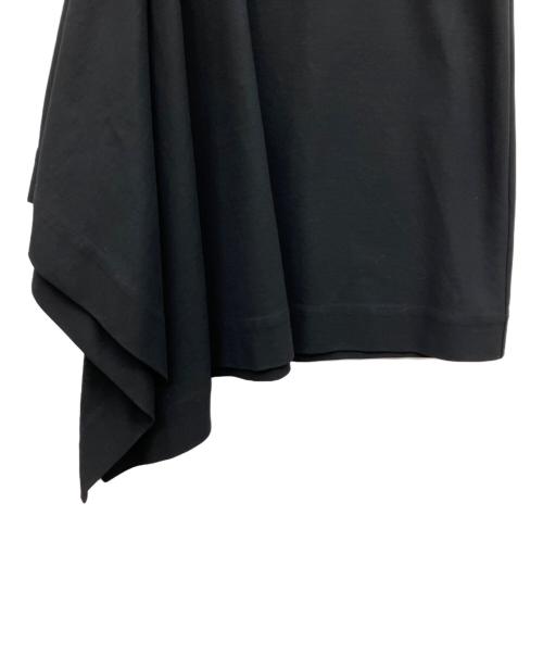 HYKE（ハイク）HYKE (ハイク) ASYMMETRIC SKIRT ブラック サイズ:1の古着・服飾アイテム