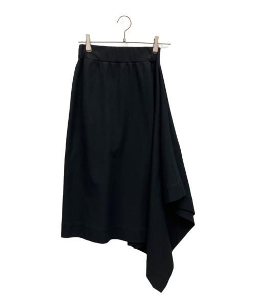 HYKE（ハイク）HYKE (ハイク) ASYMMETRIC SKIRT ブラック サイズ:1の古着・服飾アイテム