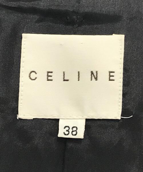 CELINE（セリーヌ）CELINE (セリーヌ) セットアップスーツ ブラック サイズ:上着38　パンツ40の古着・服飾アイテム