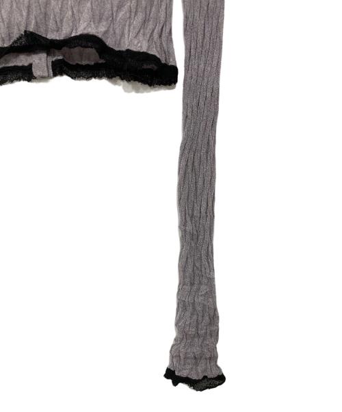 AKANE UTSUNOMIYA（アカネウツノミヤ）AKANE UTSUNOMIYA (アカネウツノミヤ) ニットカーディガン グレー サイズ:FREEの古着・服飾アイテム