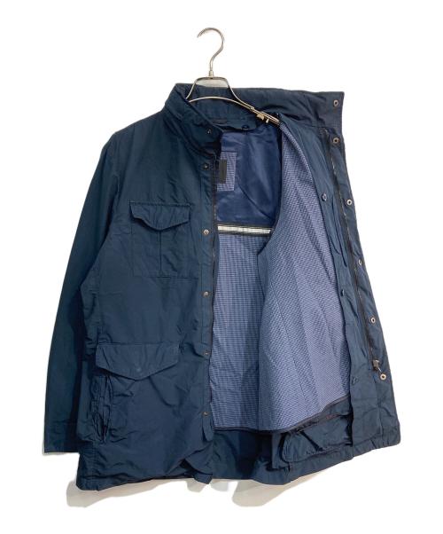 D'URBAN（ダーバン）D'URBAN (ダーバン) 製品染めスタンドブルゾン ネイビー サイズ:Ｌの古着・服飾アイテム