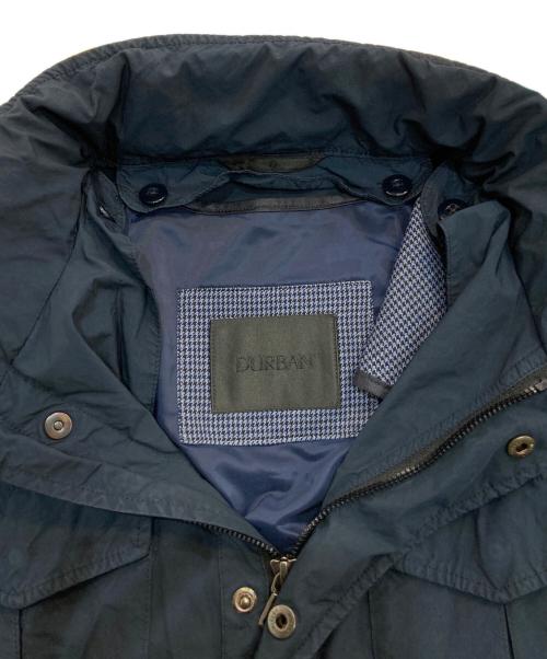 D'URBAN（ダーバン）D'URBAN (ダーバン) 製品染めスタンドブルゾン ネイビー サイズ:Ｌの古着・服飾アイテム