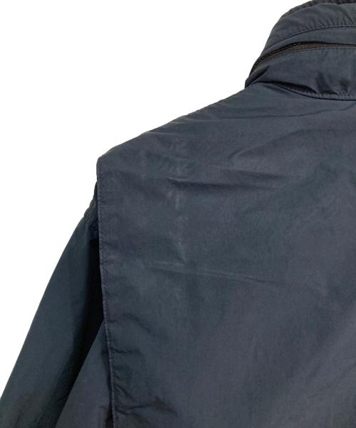 D'URBAN（ダーバン）D'URBAN (ダーバン) 製品染めスタンドブルゾン ネイビー サイズ:Ｌの古着・服飾アイテム