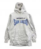 Championチャンピオン）の古着「リバースウィーブスウェットパーカー」｜グレー