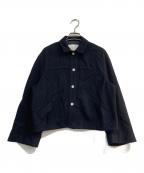 AK+1エーケーワン）の古着「ウール ボタニー ブルゾン」｜ネイビー
