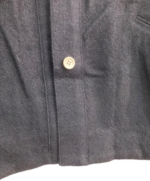 AK+1（エーケーワン）AK+1 (エーケーワン) ウール ボタニー ブルゾン ネイビー サイズ:36の古着・服飾アイテム