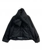 Demi-Luxe Beamsデミルクス ビームス）の古着「マフラー付き ダウンブルゾン」｜ブラック
