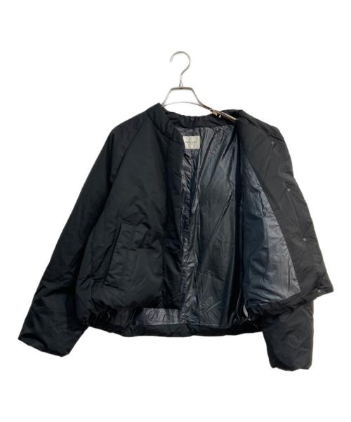 Demi-Luxe Beams（デミルクス ビームス）Demi-Luxe Beams (デミルクス ビームス) マフラー付き ダウンブルゾン ブラック サイズ:36の古着・服飾アイテム