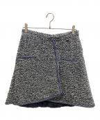 CHANELシャネル）の古着「ツイードスカート」｜グレー