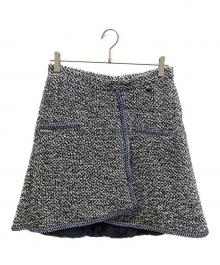 CHANEL（シャネル）の古着「ツイードスカート」｜グレー