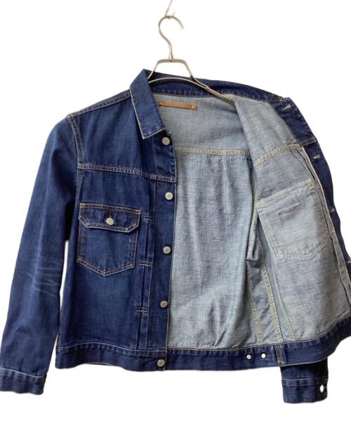 SCYEBASICS（サイベーシックス）SCYEBASICS (サイベーシックス) Selvedge Denim Used Wash Trucker Jacket ブルー サイズ:38の古着・服飾アイテム