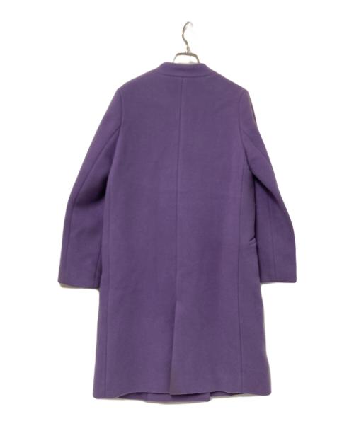 UNITED TOKYO（ユナイテッドトーキョー）UNITED TOKYO (ユナイテッドトーキョー) ノーカラーコート パープル サイズ:1の古着・服飾アイテム