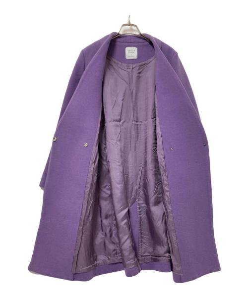 UNITED TOKYO（ユナイテッドトーキョー）UNITED TOKYO (ユナイテッドトーキョー) ノーカラーコート パープル サイズ:1の古着・服飾アイテム