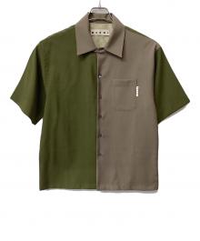 MARNI（マルニ）の古着「MA BOWLING SHIRT (ボウリングシャツ)」｜カーキ×ブラウン