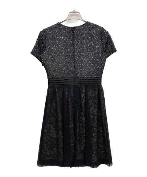 GRACE CONTINENTAL（（グレースコンチネンタル）GRACE CONTINENTAL (（グレースコンチネンタル) ラメスパンワンピース ブラック サイズ:36の古着・服飾アイテム