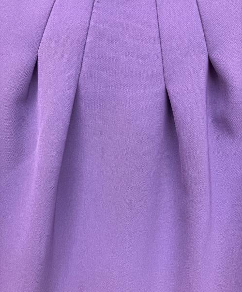 Rene（ルネ）Rene (ルネ) ノースリーブティアードフレアドレス パープル サイズ:38の古着・服飾アイテム