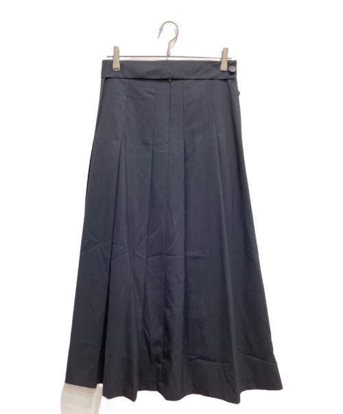 LOHEN（ローヘン）LOHEN (ローヘン) バイカラーベルトオーバーラップスカート ブラック サイズ:36の古着・服飾アイテム