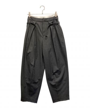 中古・古着通販】LOHEN (ローヘン) バイカラーカットオフタックパンツ