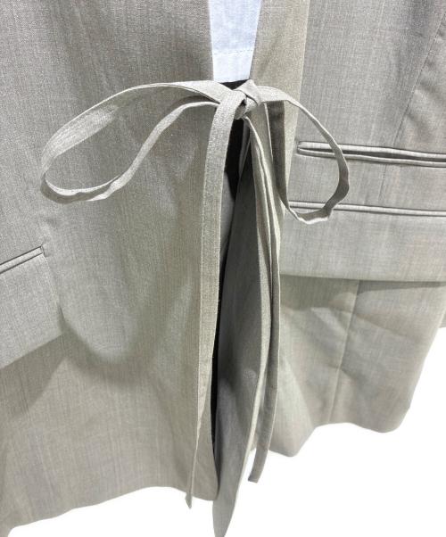 LOHEN（ローヘン）LOHEN (ローヘン) V COLLAR LIGHT JACKET グレー サイズ:F 未使用品の古着・服飾アイテム