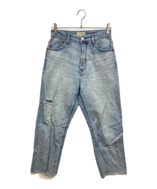 YANUK（ヤヌーク）YANUK (ヤヌーク) 金子綾 (カネコアヤ) ボーイズ クロップド デニムパンツ　ダメージ加工デニムパンツ CUS サイズ:26の古着・服飾アイテム