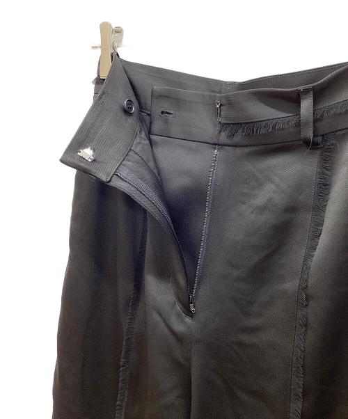 CLANE（クラネ）CLANE (クラネ) FRINGE LINE TAPERED PANTS （BLACK） ブラック サイズ:2の古着・服飾アイテム