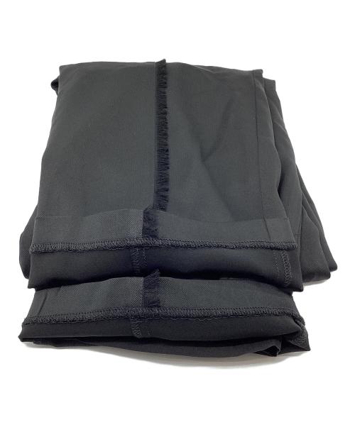 CLANE（クラネ）CLANE (クラネ) FRINGE LINE TAPERED PANTS （BLACK） ブラック サイズ:2の古着・服飾アイテム