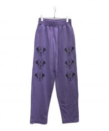 WCJ×DISNEY（ダブルシージェイ×ディズニー）の古着「スウェットパンツ」｜パープル