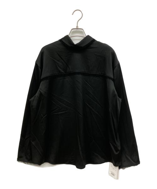 CLANE（クラネ）CLANE (クラネ) W FACE FRINGE SHIRTS ブラック サイズ:2 未使用品の古着・服飾アイテム