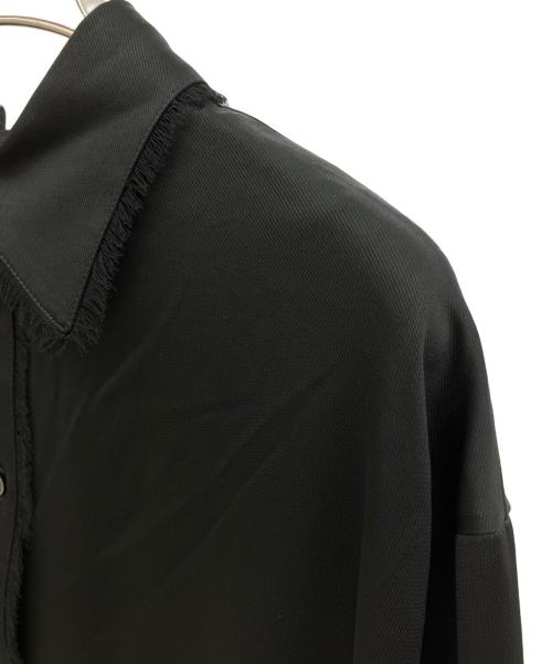 CLANE（クラネ）CLANE (クラネ) W FACE FRINGE SHIRTS ブラック サイズ:2 未使用品の古着・服飾アイテム
