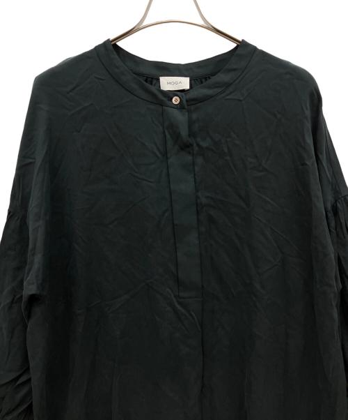 MOGA（モガ）MOGA (モガ) フィブリルツイルワンピース ブラック サイズ:Fの古着・服飾アイテム