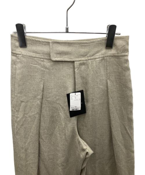 ESTNATION（エストネーション）ESTNATION (エストネーション) リネンライクワイドパンツ ベージュ サイズ:SIZE36 未使用品の古着・服飾アイテム