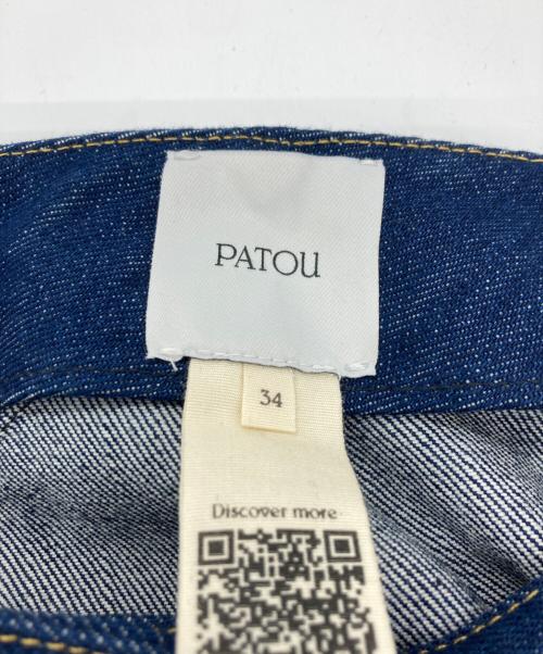 patou（パトゥ）patou (パトゥ) アイコニック デニム パンツ インディゴ サイズ:34の古着・服飾アイテム