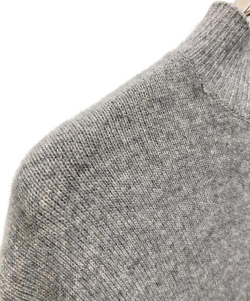 ADORE（アドーア）ADORE (アドーア) シアー×ウールカシミヤニットトップス グレー サイズ:38の古着・服飾アイテム