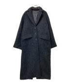 MAISON SPECIALメゾンスペシャル）の古着「Mohair Shaggy Chester Coat」｜グレー