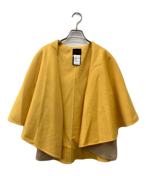 TOMORROW LAND collection（トゥモローランドコレクション）TOMORROW LAND collection (トゥモローランドコレクション) ウールカシミヤライトリバー ケープジレ イエロー サイズ:36の古着・服飾アイテム