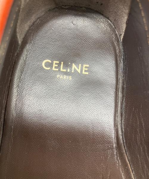 CELINE（セリーヌ）CELINE (セリーヌ) トリオンフタッセルローファー オレンジ サイズ:371/2の古着・服飾アイテム