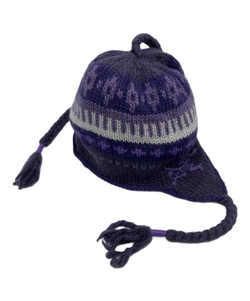 ARC'TERYX（アークテリクス）ARC'TERYX (アークテリクス) コントレイル トーク/Contrail Toque/耳当て付きニット帽 パープルの古着・服飾アイテム