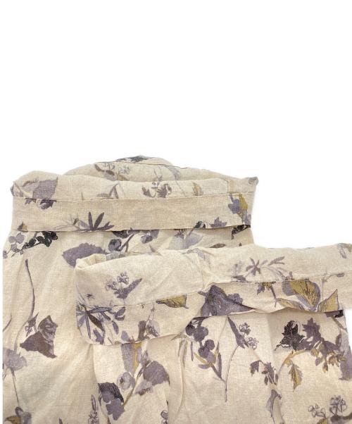 KAGURE（カグレ）kagure (カグレ) リネンプリントイージーパンツ ベージュ サイズ:FREEの古着・服飾アイテム