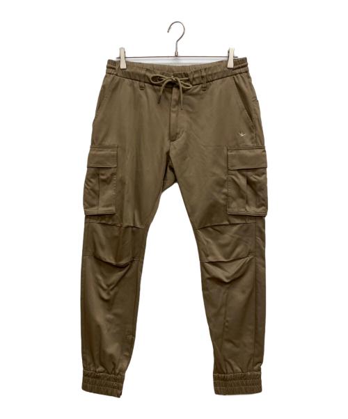 1PIU1UGUALE3 RELAX（ウノピゥウノウグァーレトレ リラックス）1PIU1UGUALE3 RELAX (ウノピゥウノウグァーレトレ リラックス) スリムカーゴパンツ カーキ サイズ:Lの古着・服飾アイテム