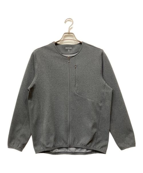 Factelier（ファクトリエ）factelier (ファクトリエ) エアーブルゾン ジップアップ グレー サイズ:Lの古着・服飾アイテム