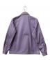 stussy (ステューシー) ZIP UP WORK SHIRT パープル サイズ:M：15000円